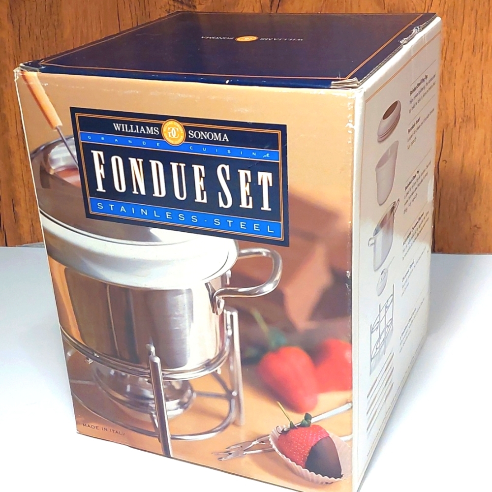 NIB vintage Williams Sonoma fondue set